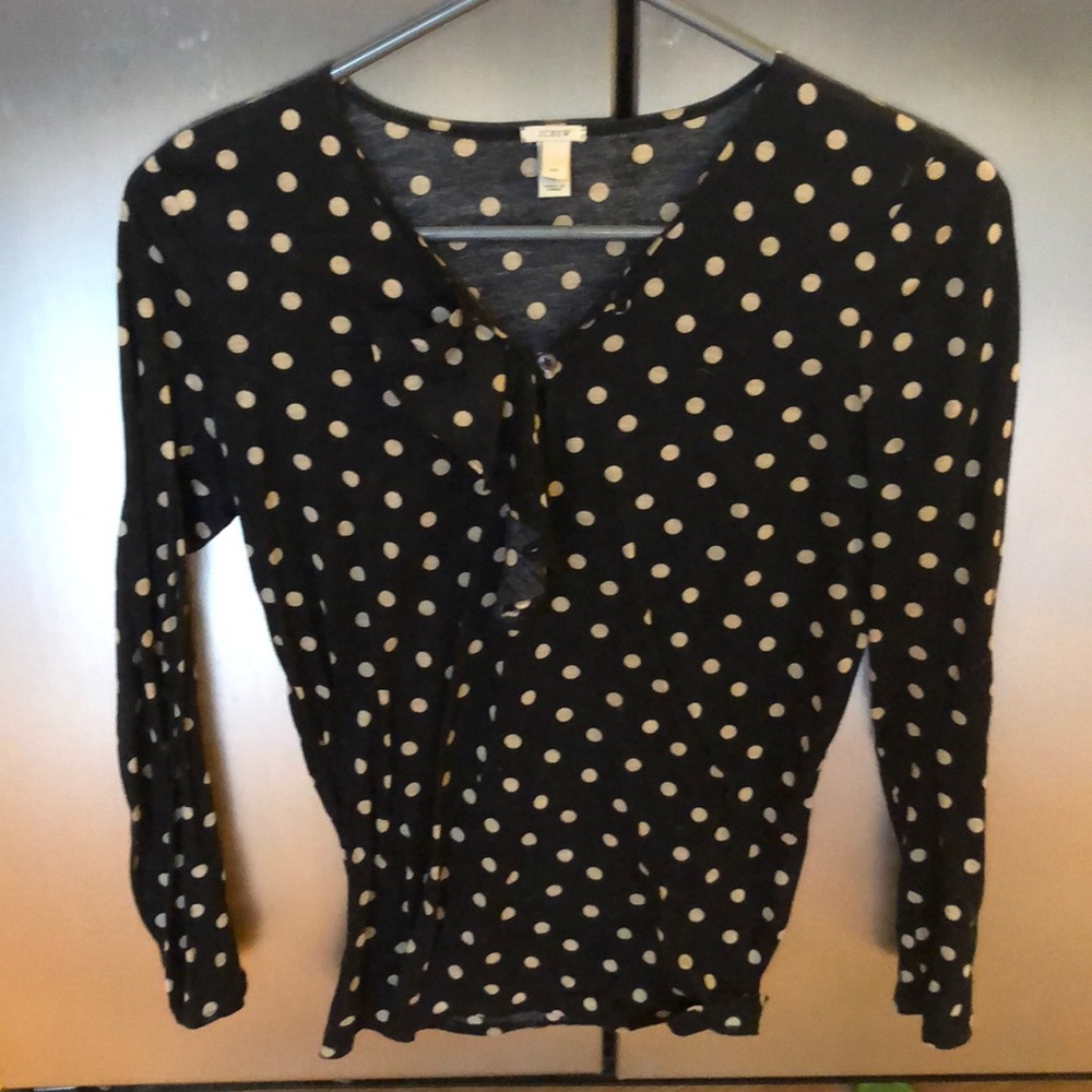 Jcrew ruffle details shirt